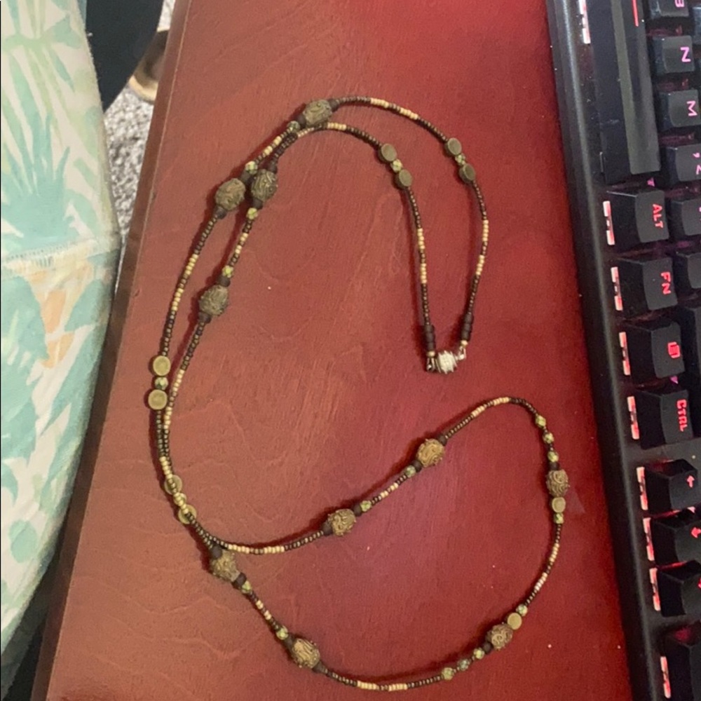Beaded lanyard